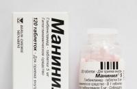 A diferença entre as instruções dos comprimidos Maninil e Diabeton Maninil para uso de metformina